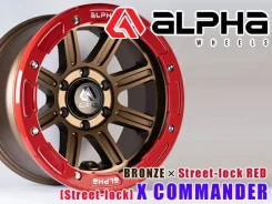 Alpha Wheels X Commander Street-Lock. 9.0x17", 5x127, ET-20, �� 78,3���. ��� ����� �� ������������ ����