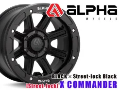 Alpha Wheels X Commander Street-Lock. 9.0x17", 5x127, ET-20, �� 78,3���. ��� ����� �� ������������ ����