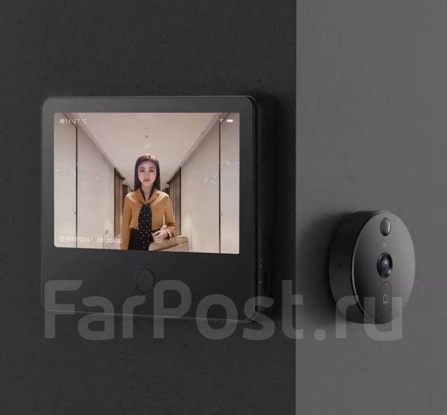 Умный Дверной видеодомофон WiFI Домофон Xiaomi Smart Cat Eye 1S, новый ...