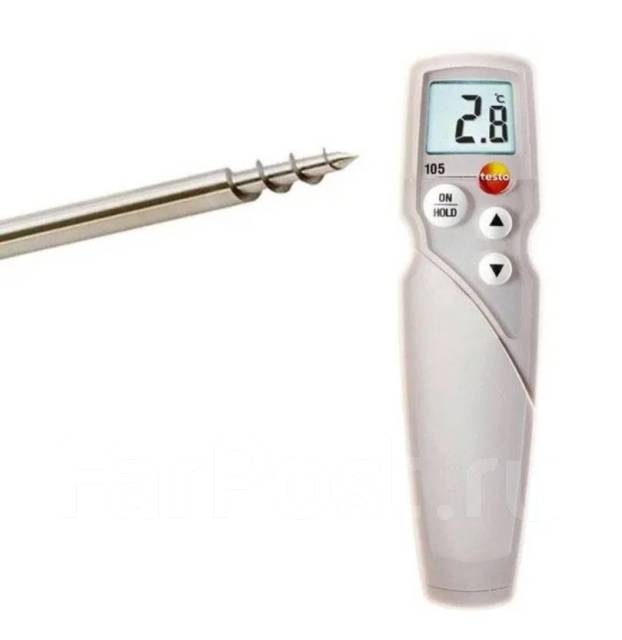 Термометр Testo 105 (термометр для замороженных продуктов с щупом 90 ...