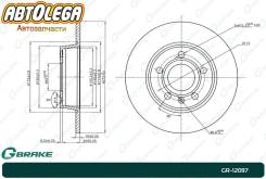 ���� ��������� ���. G-brake Audi A3 Skoda Octavia Superb VW Golf Jetta GR-12097 ����