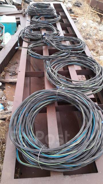 СИП кабель силовой 4x25 в отличном состоянии. Размеры разные, б/у, в ...