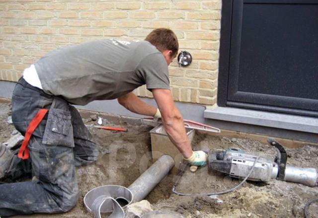 Устройство дренажа. Дренажные работы в Хабаровске