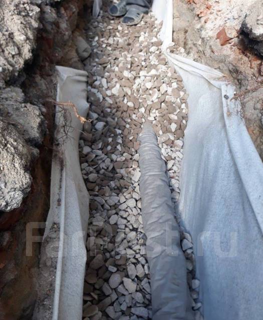 Устройство дренажа. Дренажные работы в Хабаровске