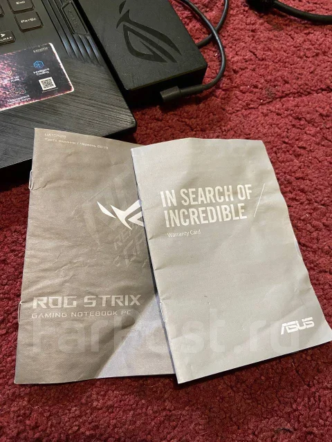 Asus ROG Strix Scar II G531GU. 19", 2,4����, ��� 8 ��, ���� 250���, WiFi: 1, Bluetooth: 1, ����������� �� 4��. ����