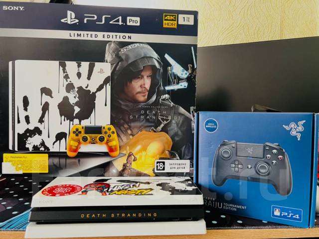 Sony playstation 4 pro best sale 1tb limited death stranding edition