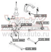 ����������� ������ �������� | ��� ����/��� | Chevrolet/ Epica (V250) 2007- ASVA 1101003B 1101003B ����