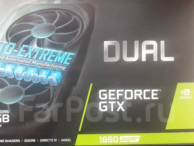 Asus Geforce 1660 super гарантия ДНС, б/у, в наличии. Цена: 13 000₽ во ...