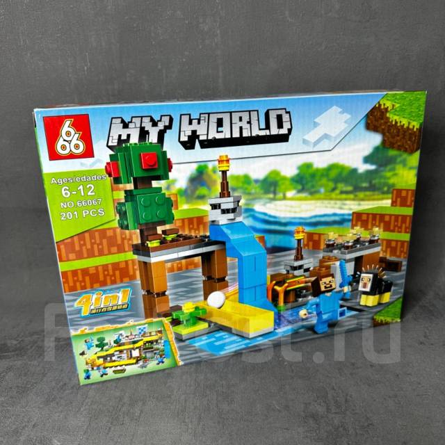 Конструктор аналог LEGO ЛЕГО майнкрафт, новый, в наличии. Цена: 450₽ во ...