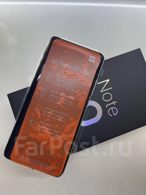 Xiaomi Mi Note 10 Lite. �/�, 128 ��, �����, 4G LTE, Dual-SIM, NFC ����