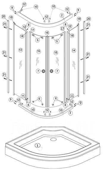 Установка душевых углов в Находке