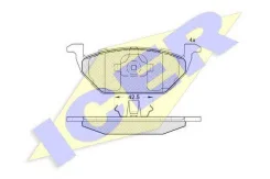 ������� �������� �������� ! Audi A3 1.6-1.9TD 96-03, Skoda Octavia 1.4/1.6 96-00 181184 Icer 181184 181184 ����
