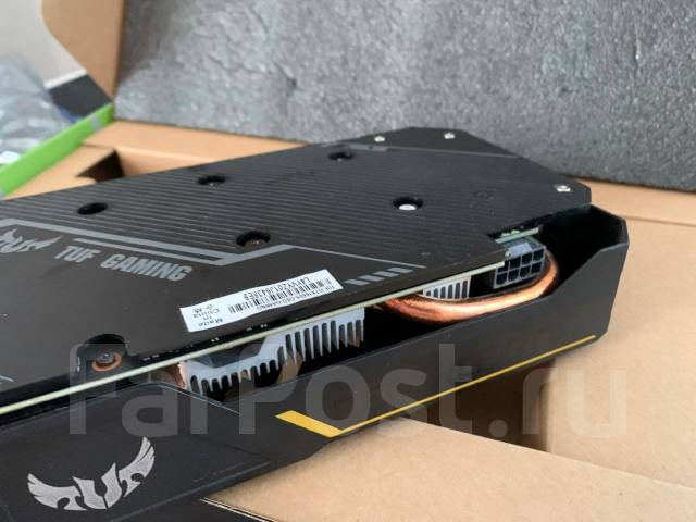 ASUS GTX 1660 Super 6GB TUF, б/у, в наличии. Цена: 13 000₽ в Находке