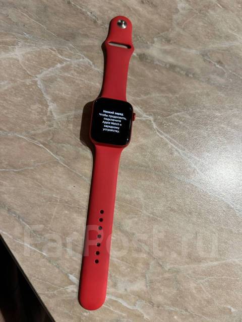 Наручные часы Apple Watch Series 6 44mm Product RED, GPS, NFC, IP68 ...