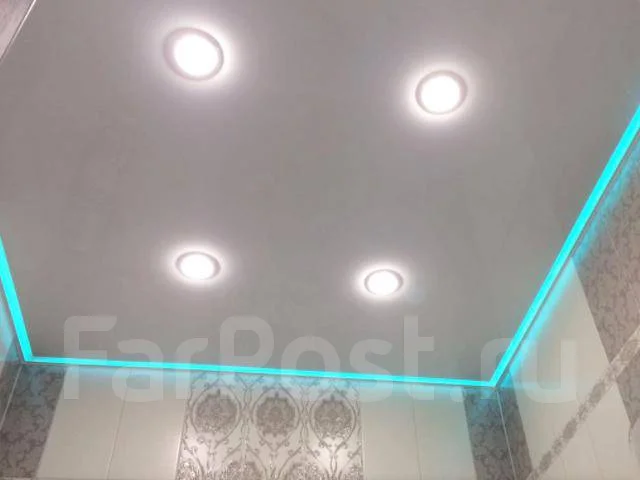 Фактурные натяжные потолки в Уссурийске. Частный мастер