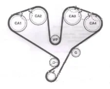 ������ �������� ����� ��� Mitsubishi 6G74 GDI 00- ��������� MD356322 ����