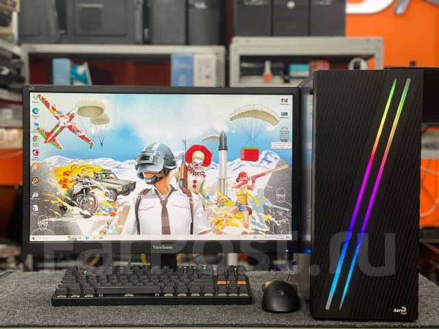 Игровой ПК! i3-6100, 16Гб, SSD, 1050Ti 4Гб+монитор 22’’Гарантия 1год ...