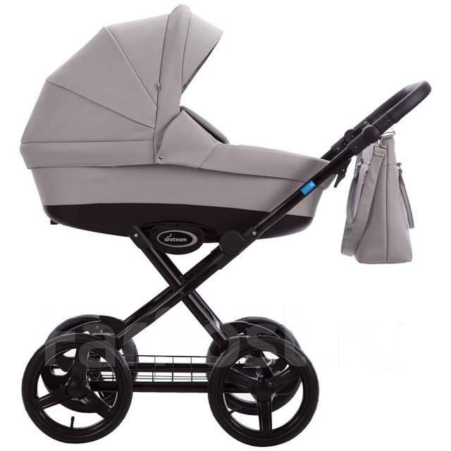 Коляска 2 в 1 AroTeam Cocoline Prima, 03 (серая кожа), новый, под заказ ...