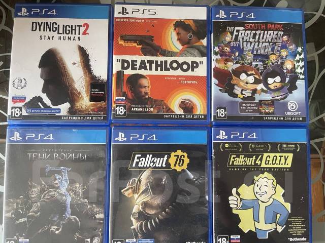 Комплект игр на дисках ps5, в наличии. Цена: 6 000₽ во Владивостоке