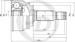 ���� ������� JD Outlander CU#W, CW#W 03-12 JCT0312 ����