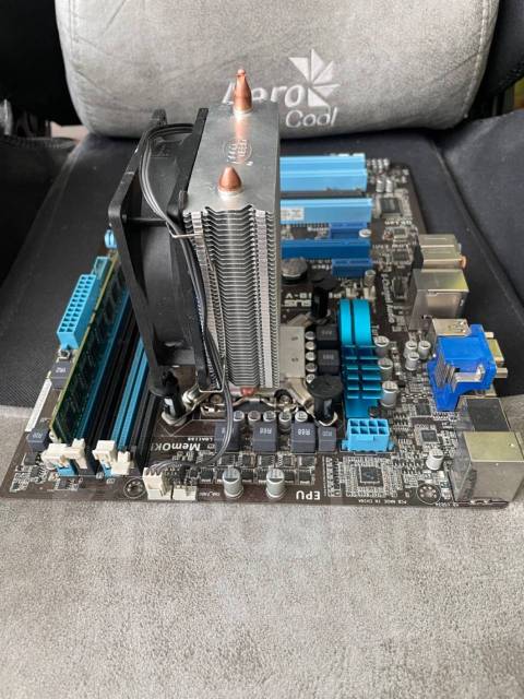 Материнская плата с процессором, LGA1155, Asus, б/у, в наличии. Цена: 1 ...