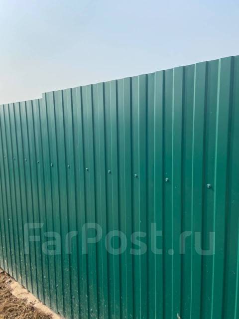 Профлист цветной цена за лист 1.5 м, в наличии. Цена: 700₽ в Хабаровске