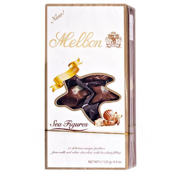 Конфеты Melbon Sea Figures 125 г 1 уп. х 30 шт, в наличии, бесплатная ...