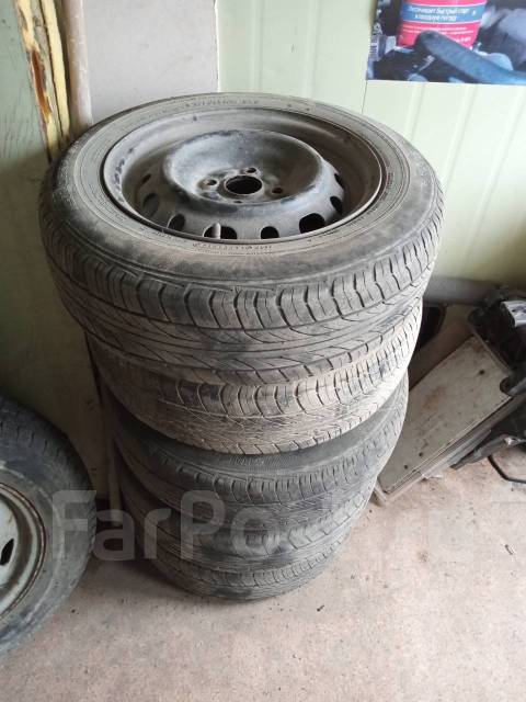 175/65/14 лето на штамповках 4х100 Falken 5 шт, 14", 1 шт, 175 мм, 65 % ...