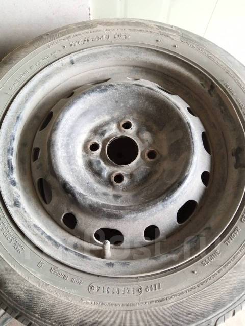 175/65/14 лето на штамповках 4х100 Falken 5 шт, 14", 1 шт, 175 мм, 65 % ...