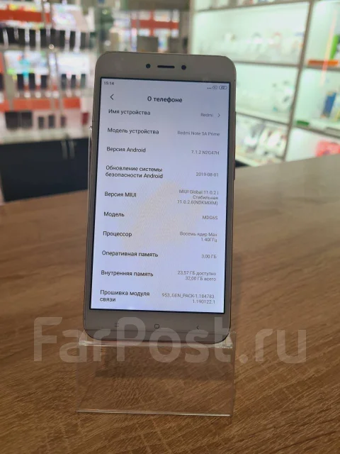 Xiaomi Redmi Note 5A Prime. �/�, 32 ��, �������, 4G LTE, Dual-SIM, NFC ����