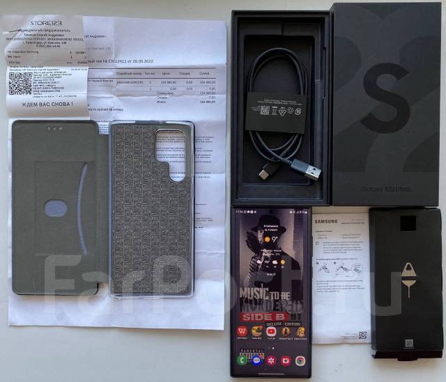Samsung galaxy s22 Ultra, 512 гб, 6.80", моноблок, черный, 3G, 4G LTE ...