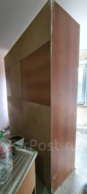 Шкаф купе зеркальный прямой отдельно стоящий, б/у, в наличии. Цена: 6 ...