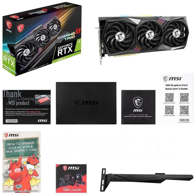 MSI GeForce RTX 3080 TI Gaming X TRIO, б/у, в наличии. Цена: 63 990₽ во ...