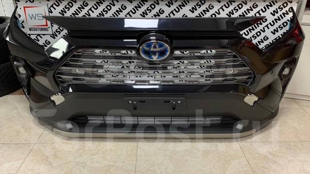 Бампер передний Toyota RAV4 /2018-2022 Оригинал Б/У в сборе купить в ...
