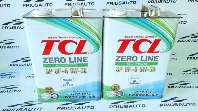 Масло моторное TCL Zero Line, Fuel Economy, SP GF-6, 0W30 синтетика 4л ...