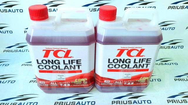 Антифриз LONG LIFE Coolant TCL -40C красный, 2 л, Япония LLC00864, в ...