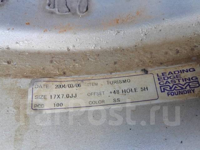 RAYS Versus Turismo. 7.0x17", 5x100, ET48, �� 65���. ����