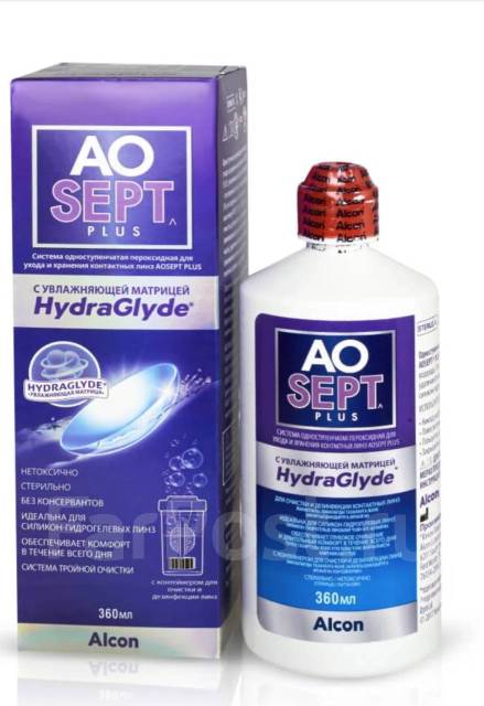 Ao Sept plus раствор для ночных жестких линз, новый, в наличии. Цена: 1 ...