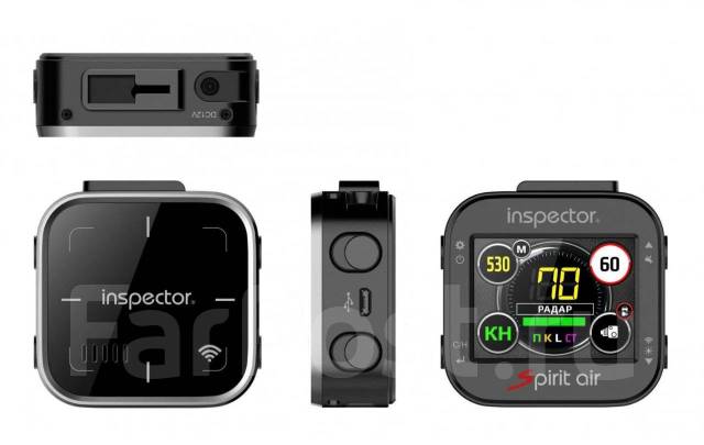 Сигнатурный радар-детектор Inspector Spirit Air с обновлением по Wi-Fi ...