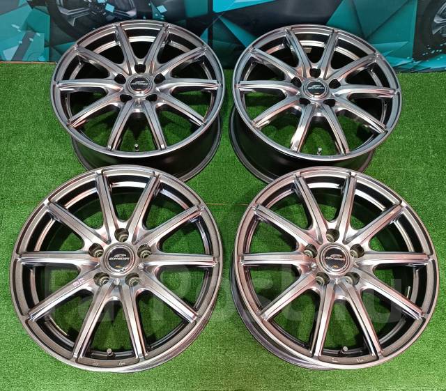 Диски литые A-TECH Schneider! Цвет Графит! R17, PCD 5-114.3, 17", 1 шт ...