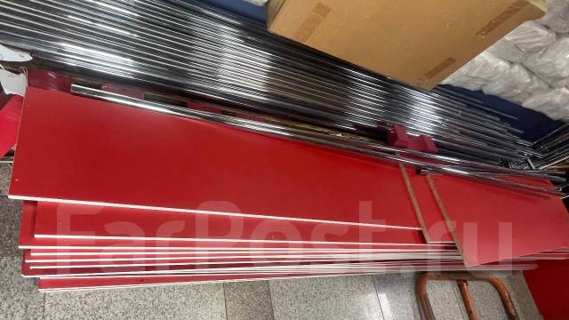 Лдсп красные с белой кромкой, в наличии во Владивостоке