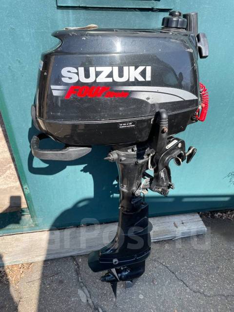 Мотор лодочный 4 тактный Suzuki DF4S, 4,00 л.с. S (381 мм), 2009 год ...