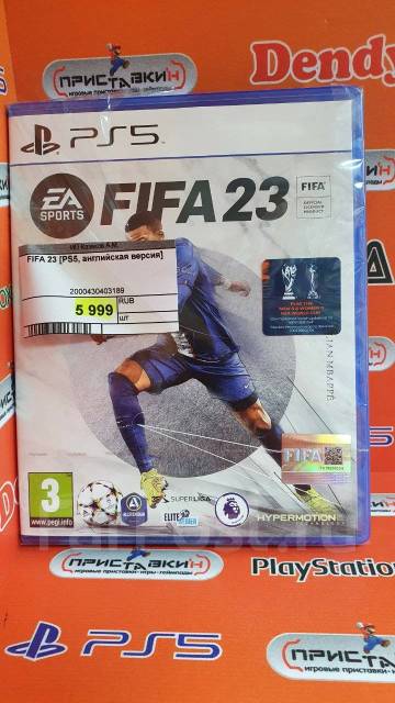 FIFA 23 (PS5 англ вер). новый В наличии. Приставкин, центр, под заказ.  Цена: 5 999₽ во Владивостоке