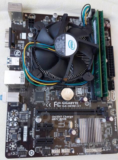 Материнская плата 1150 комплект: проц, оператива, мать, LGA1150 ...