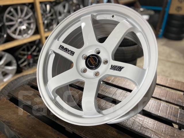 Спортивные литые диски Rays R17, 5*100, 8J, ET35, 17", 1 шт, 5x100, 73 ...