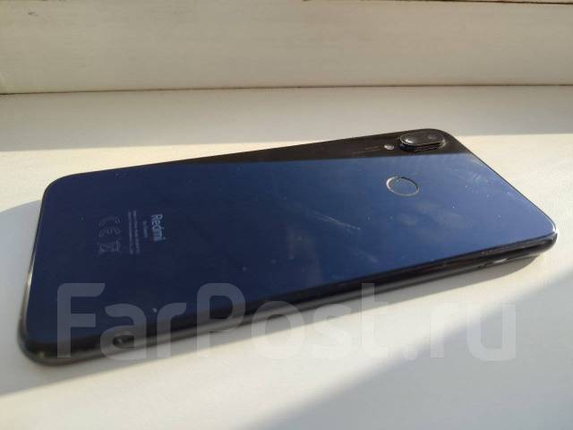 Xiaomi Redmi Note 7, 64 гб, 6.30", моноблок, черный, 4G LTE, Dual-SIM ...