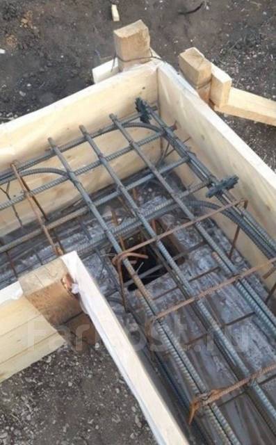 Строительство фундаментов. Фундамент. Бетонные работы в Хабаровске