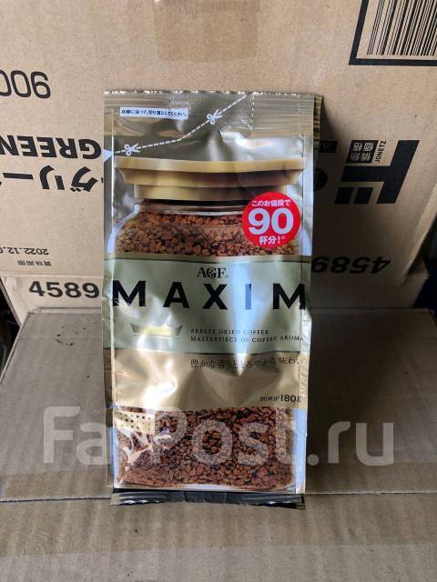 Японский растворимый кофе Максим 180гр, в наличии. Цена: 650₽ во ...