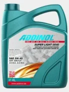 Addinol Super Light. 5W-40, �������������, 4��. ��� ����� �� ������������� ����