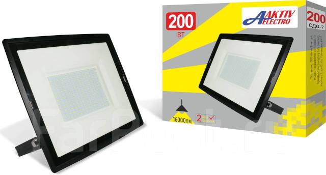 Прожектор Светодиодный СДО-7 200Вт 6500К IP65 Aktiv Electro, новый, в ...